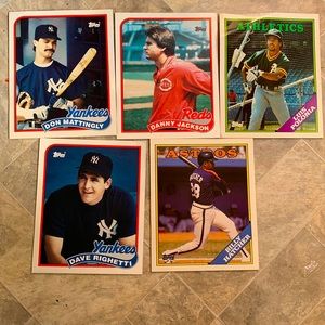 5 collections of major league baseball folder!